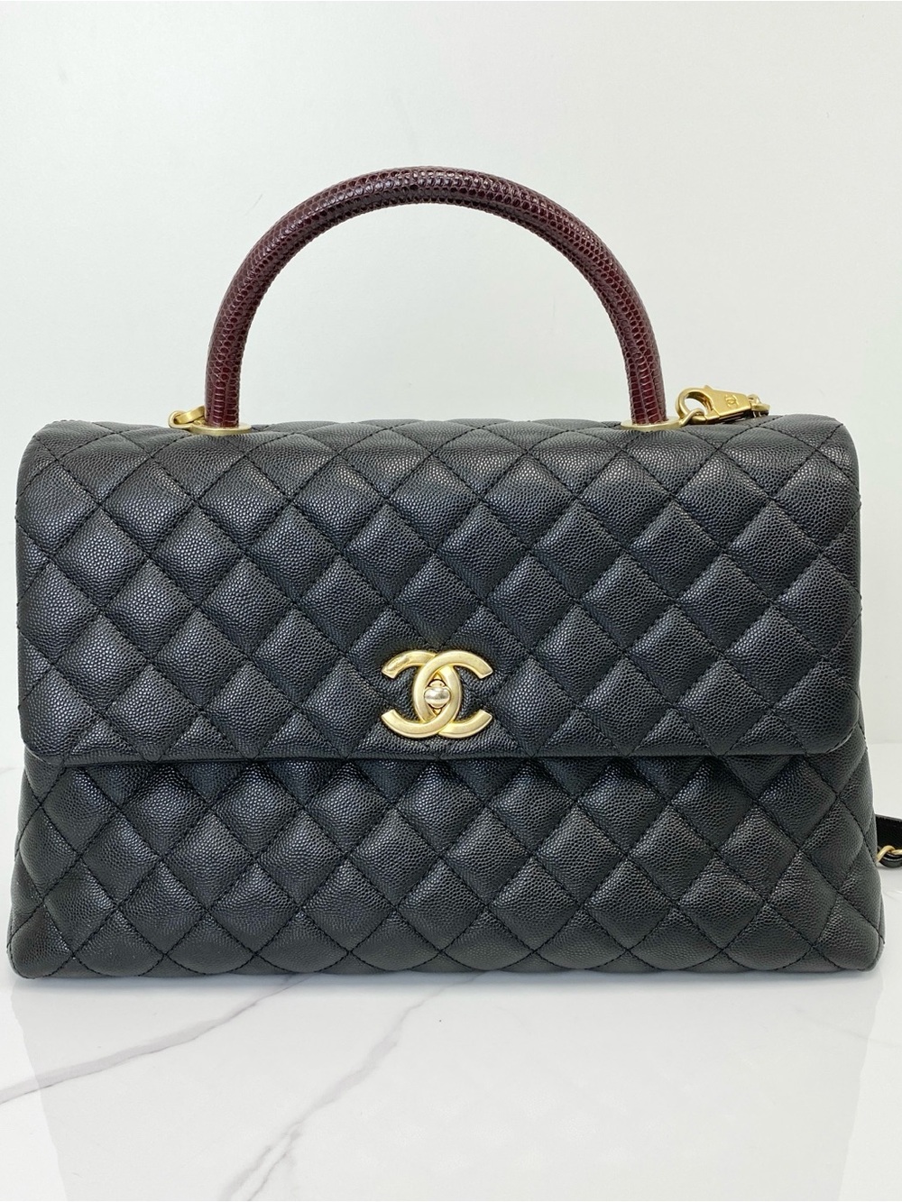 Chanel Maxi Flap Bag with Top Handle